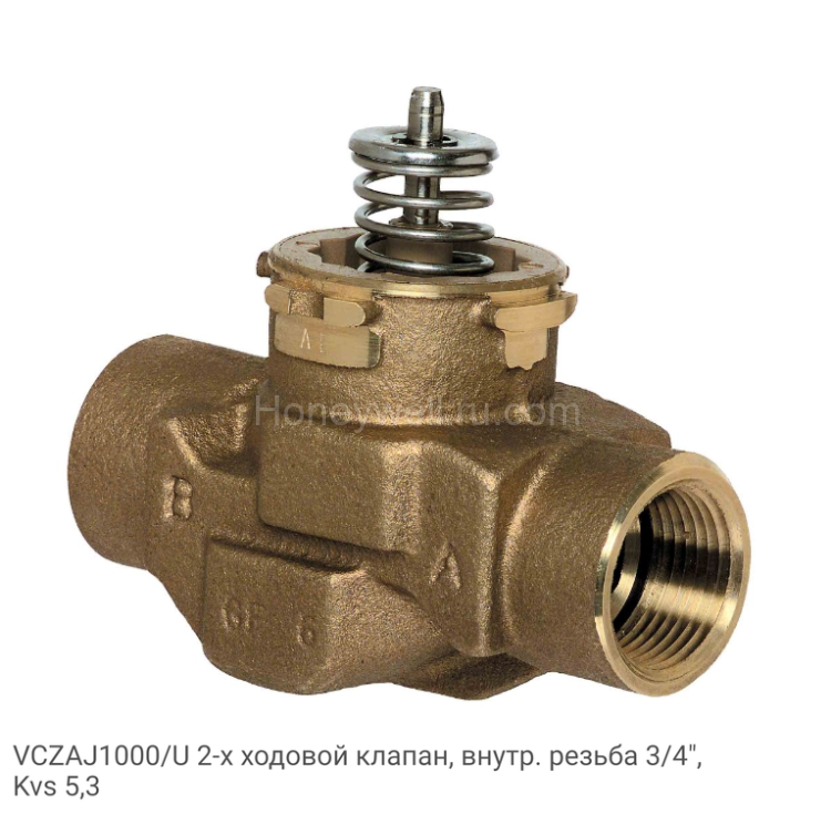 VCZAJ1000/U 2-х ходовой клапан, внутр. резьба 3/4", Kvs 5,3