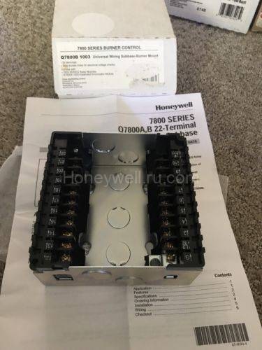 Honeywell Q7800A1005/C