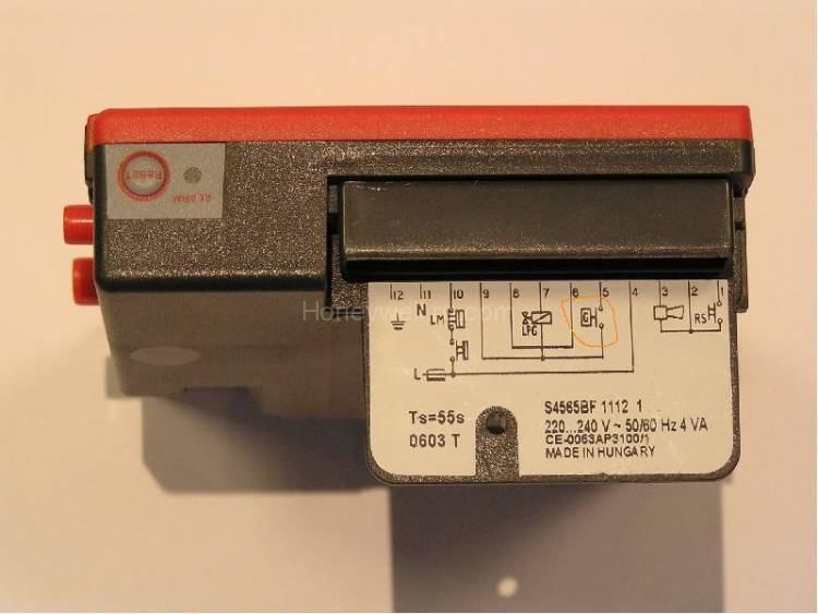 Блок управления горением Honeywell S4565BF 1112