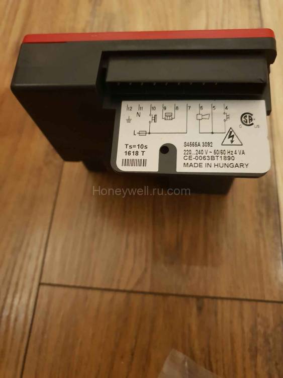 Блок управления горением Honeywell S4565A 3092